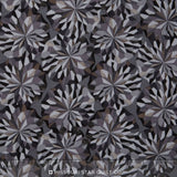 Black & White Collection - Charcoal Kaleidoscope Yardage