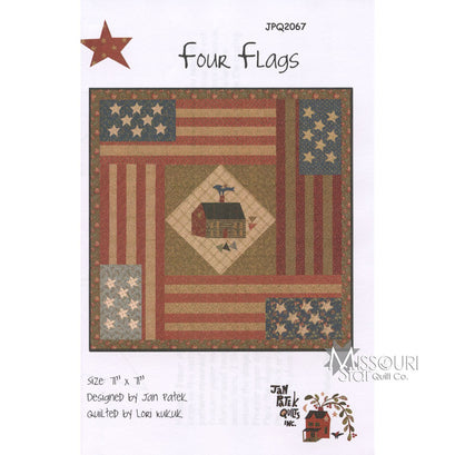 4 Flags Quilt Pattern