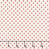 Creating Memories - Winter - Woven Polkadot Red Yardage Primary Image