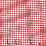 I Heart You - Gingham Red Yardage