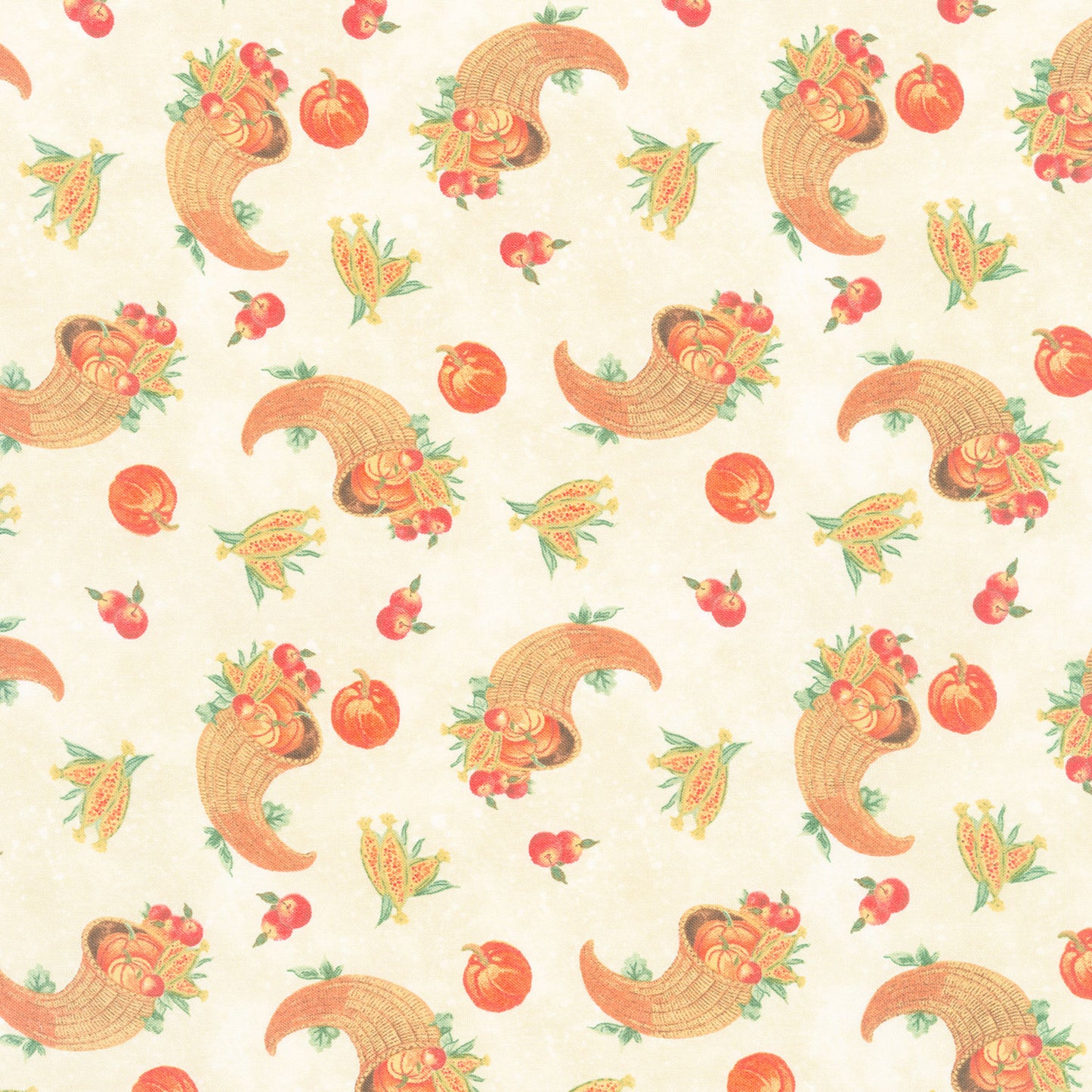 Gnome-kin Patch - Cornucopia Toss Beige Yardage Primary Image