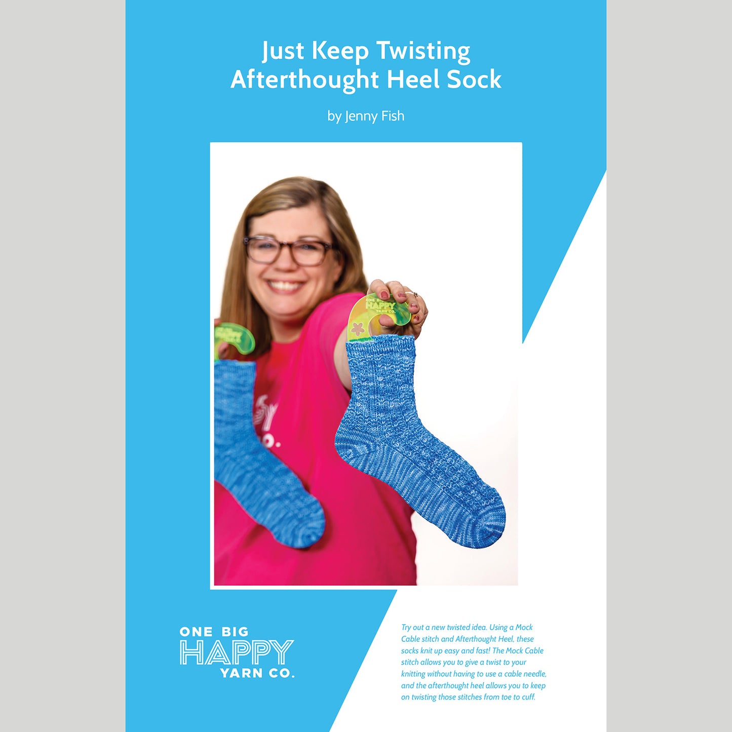 Just Keep Twisting Socks Printed Pattern Primary Image