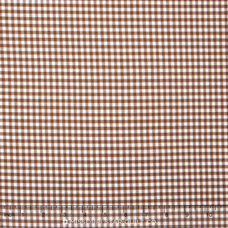 Carolina Gingham - 1/8" Woven Check Chocolate Yardage