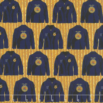 FFA Forever Blue - FFA Jacket Gold Yardage