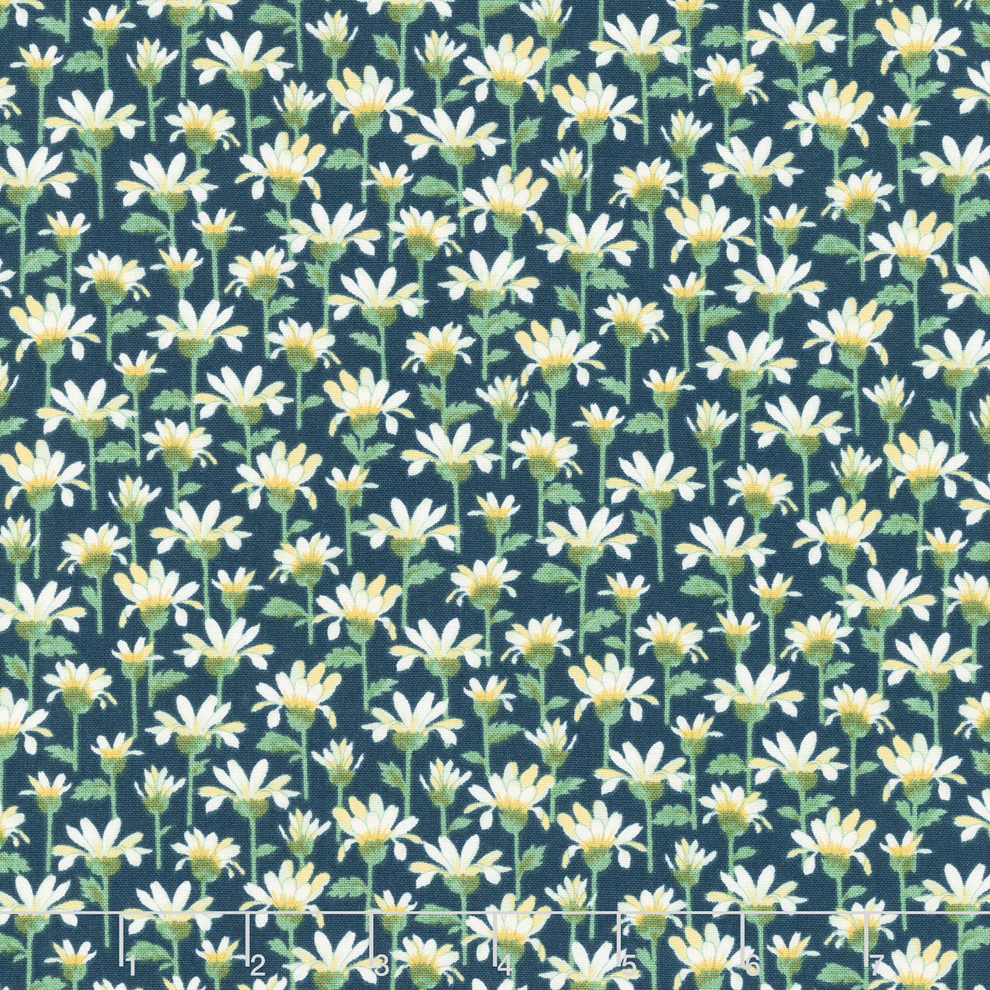 Willoughby - Daisy Navy Yardage Primary Image