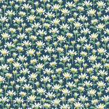 Willoughby - Daisy Navy Yardage Primary Image