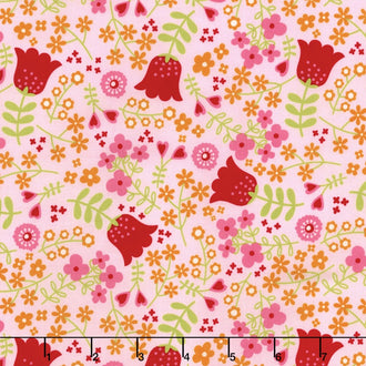 Happy Day - Happy Main Pink Yardage