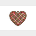 Gingerbread Heart Stitched Ornament Kit