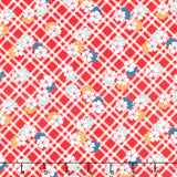 30's Playtime (Moda) - Picnic Posies Scarlet Yardage Primary Image