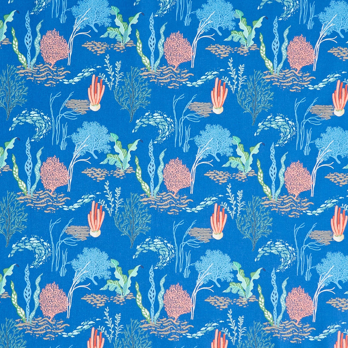 Free as the Ocean - Reef Blue Yardage Primary Image