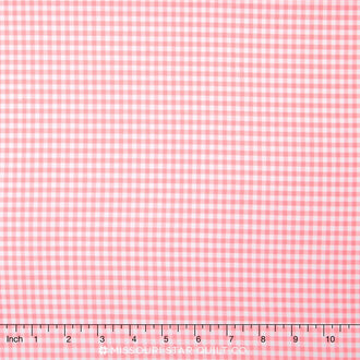 Carolina Gingham - 1/8" Woven Check Pink Yardage