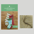 Vintage Knit Christmas Stockings Kit - Gold