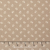 Belcourt - Ditzy Print Tan Yardage