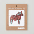 Dala Horse Stitched Ornament Kit