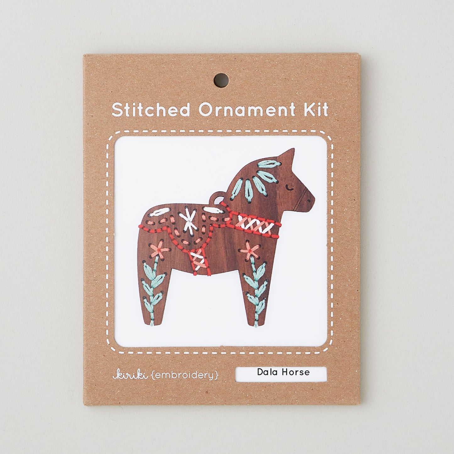 Dala Horse Stitched Ornament Kit Alternative View #3