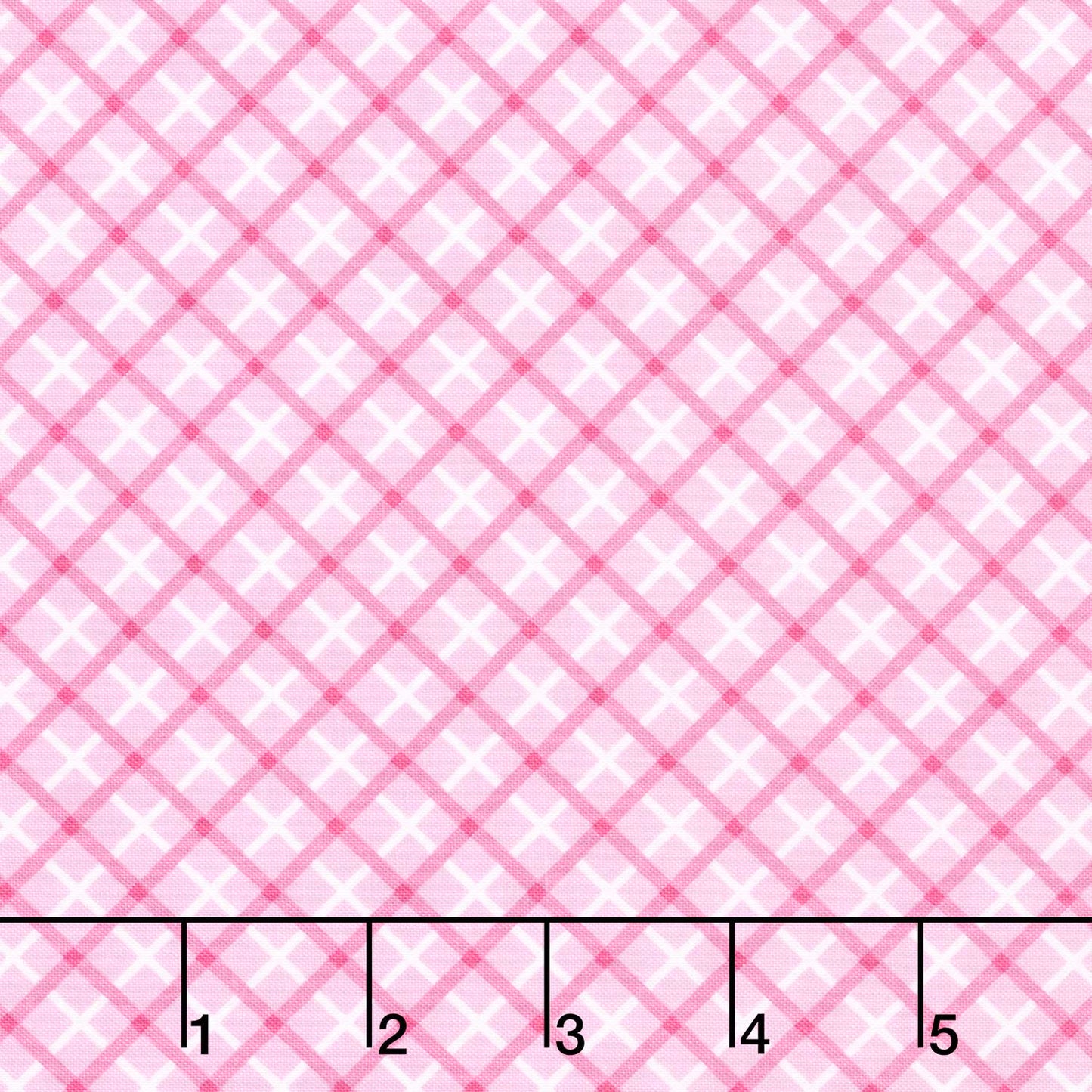 Bundle of Joy - Plaid Pink Yardage Primary Image