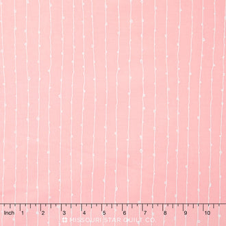 Blueberry Park - Bright Baby Pink Strand Yardage