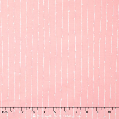 Blueberry Park - Bright Baby Pink Strand Yardage