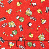 My ABC Book - Schoolhouse Red Yardage