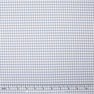 Carolina Gingham - 1/8" Woven Check Platinum Yardage