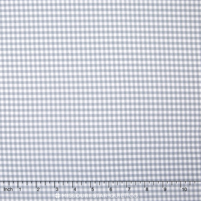 Carolina Gingham - 1/8" Woven Check Platinum Yardage