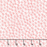 Garden Redwork - Ditsy Floral Outline White Yardage Primary Image