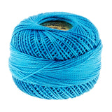 Presencia Perle Cotton Thread Size 8 Dark Electric Blue