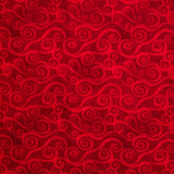 Wilmington Essentials - Ruby Days Swirly Scroll Red Yardage