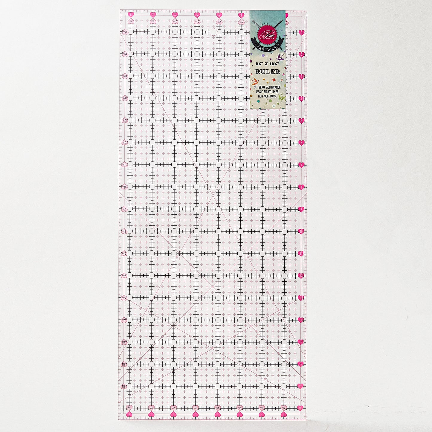 Tula Pink 8.5" x 18.5" Non Slip Deer Ruler Alternative View #1