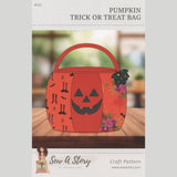 Pumpkin Trick or Treat Bag Pattern Primary Image