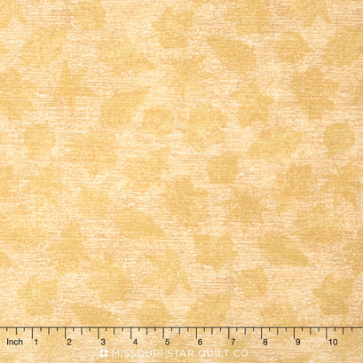 Shades of the Season 8 - Leaf Ivory Metallic Yardage