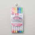 Tulip Fine Tip Fabric Markers - Neon 6 Pack