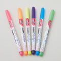 Tulip Fine Tip Fabric Markers - Neon 6 Pack