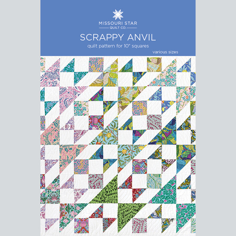 Scrappy Anvil Quilt Pattern by Missouri Star