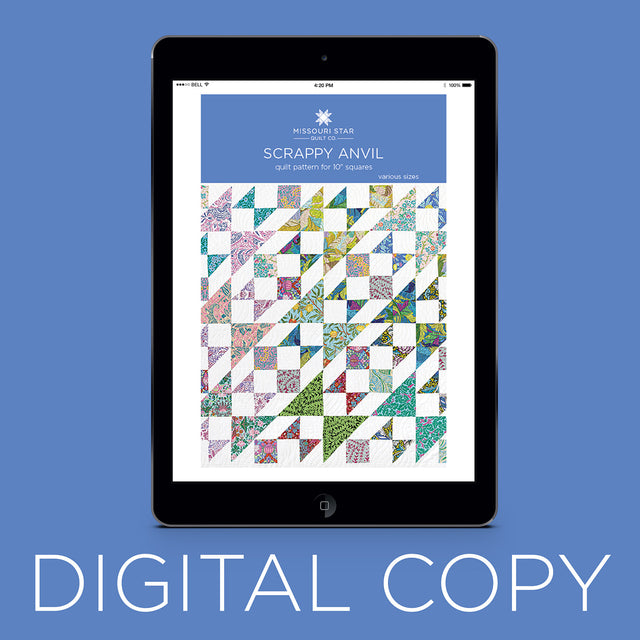 Digital Download - Scrappy Anvil Quilt Pattern by Missouri Star