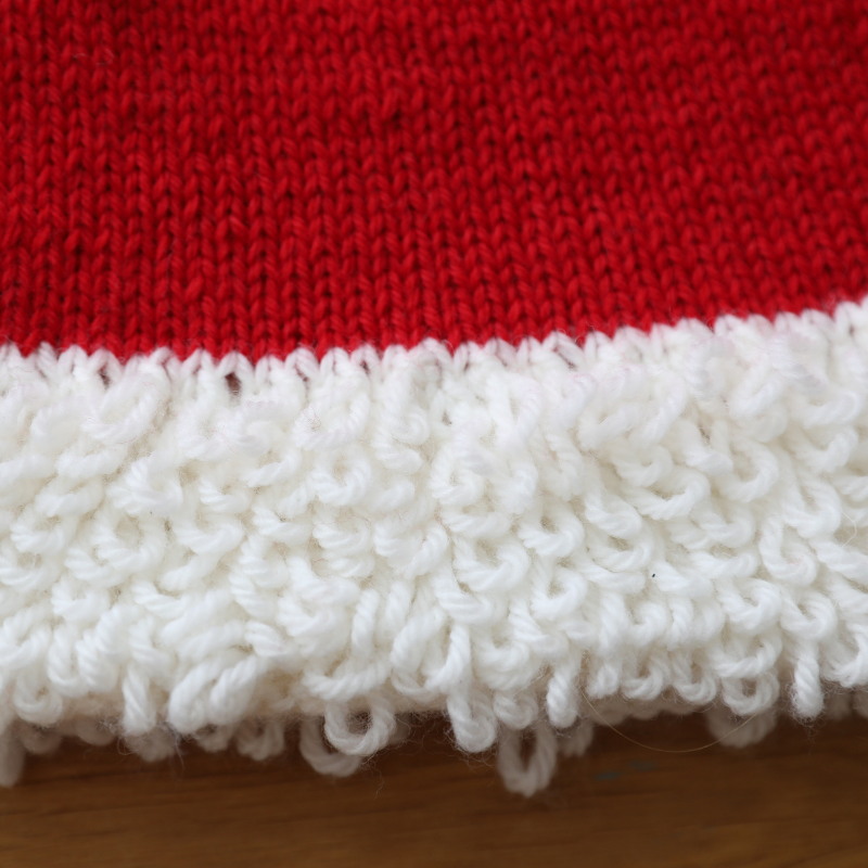 One Big Happy Santa and Elf Hat Printed Knitting Pattern Alternative View #3