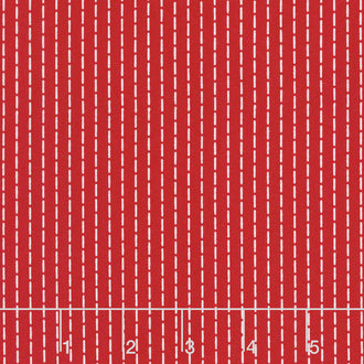 So Ruby - Stripe Red Yardage