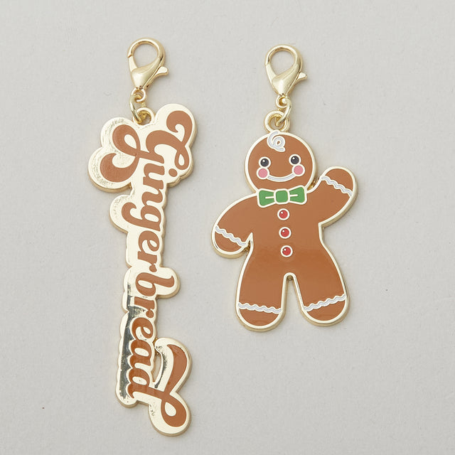 Sew Cute Zipper Pulls - Gingerbread & Gingerbread Man