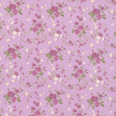 Anne of Green Gables - Floral Vine Violet Yardage Primary Image