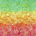 Effervescence - Ombre Rainbow Digitally Printed Yardage