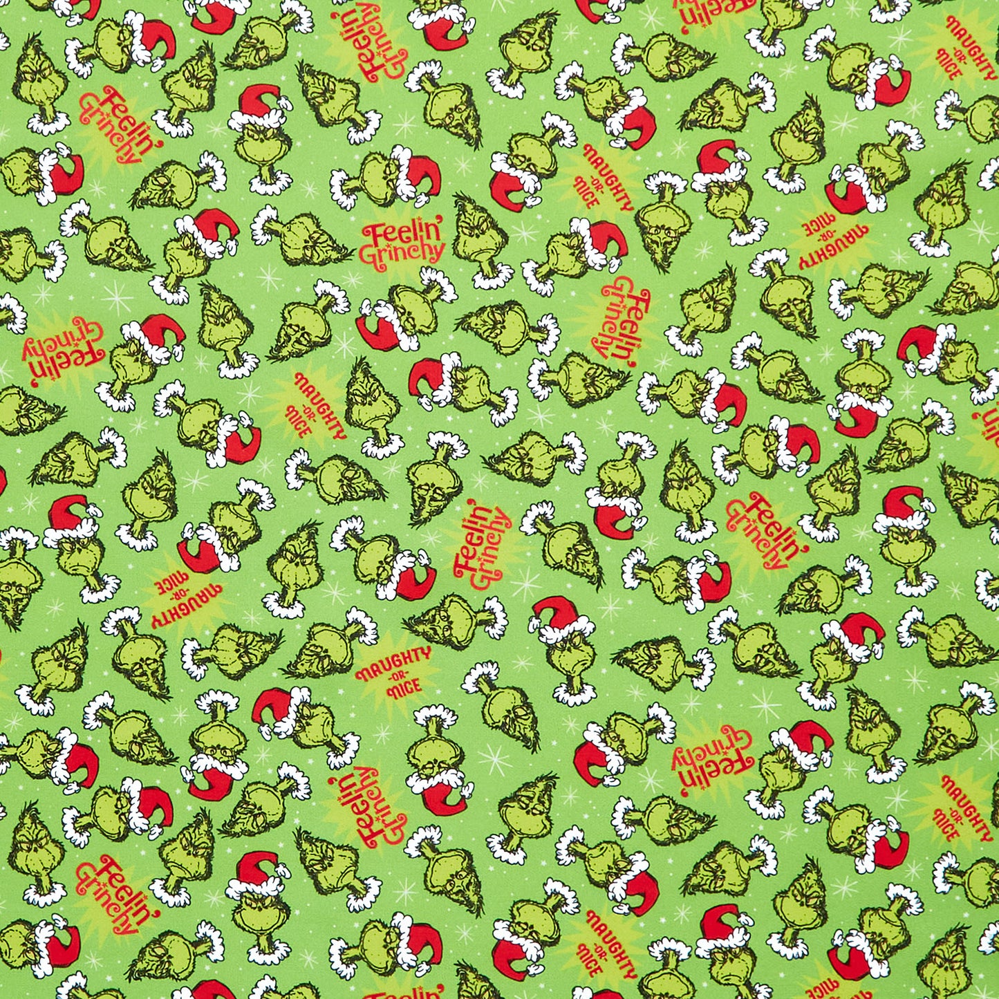 How the Grinch Stole Christmas - Grinch Holly Yardage