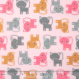 Urban Zoologie - Garden Cat Blush Yardage