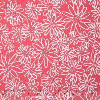 Blueberry Park - Bright Punch Daisy Sketch Yardage