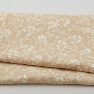 Yeoville - Floral Vines Tan 2 Yard Cut