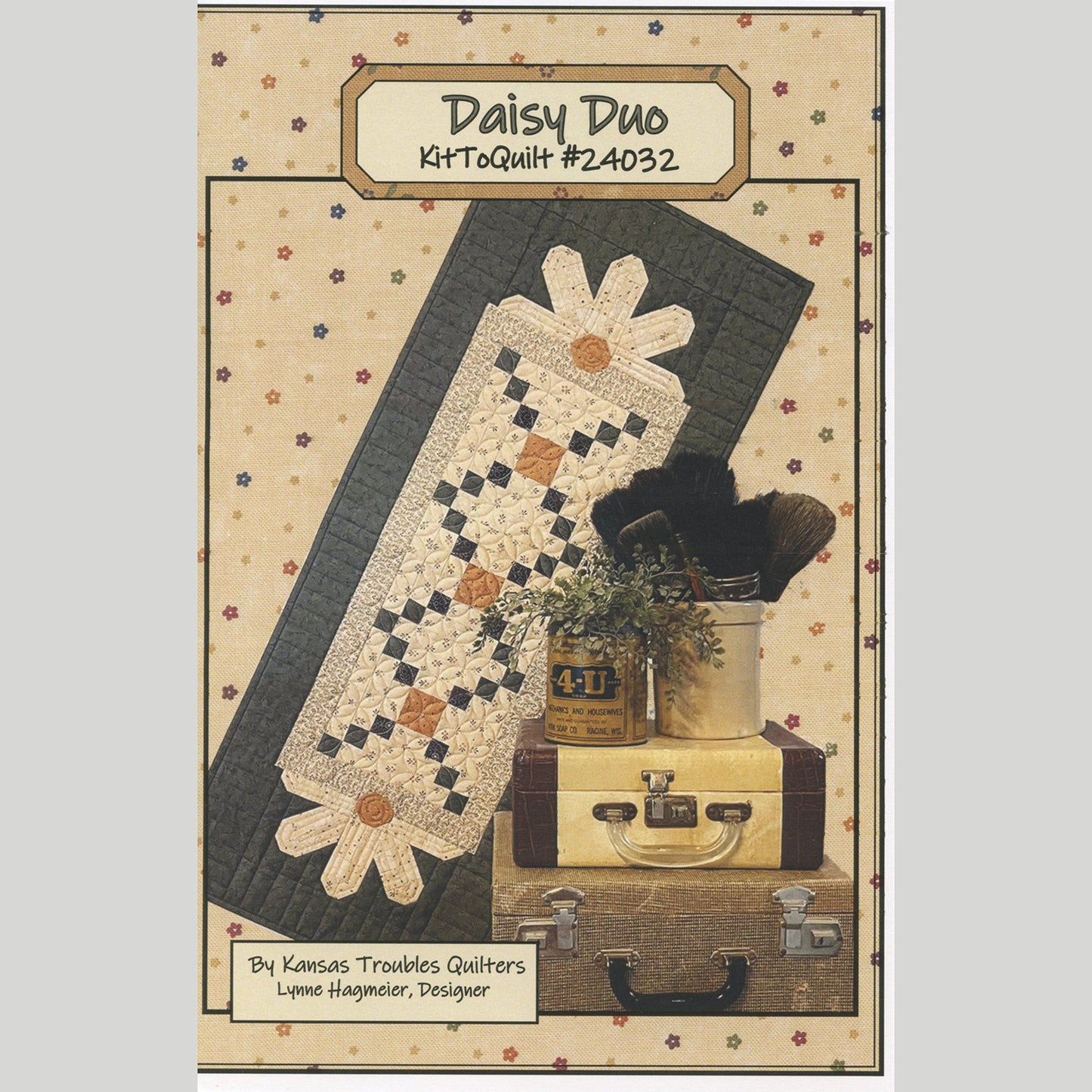 Daisy Duo Tablerunner Pattern