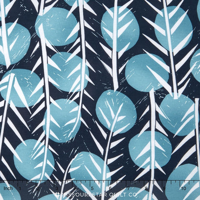 Marks - Indigo Colorstory Branches Indigo Yardage