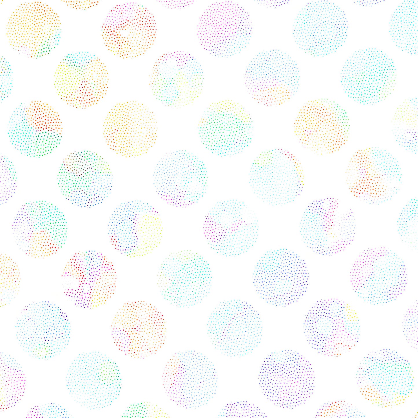 Dragonfly Dance (Northcott) - Dots White Multi Yardage Primary Image