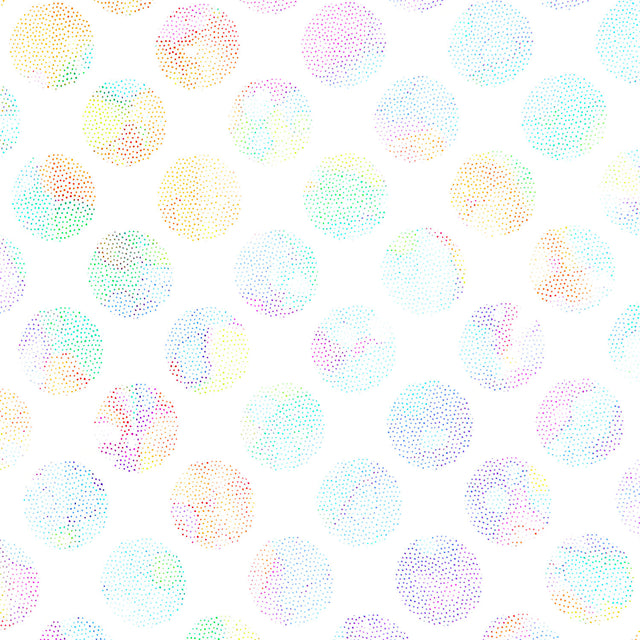 Dragonfly Dance (Northcott) - Dots White Multi Yardage Primary Image