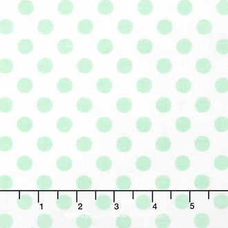 Garden Girl - Dot Mint Yardage