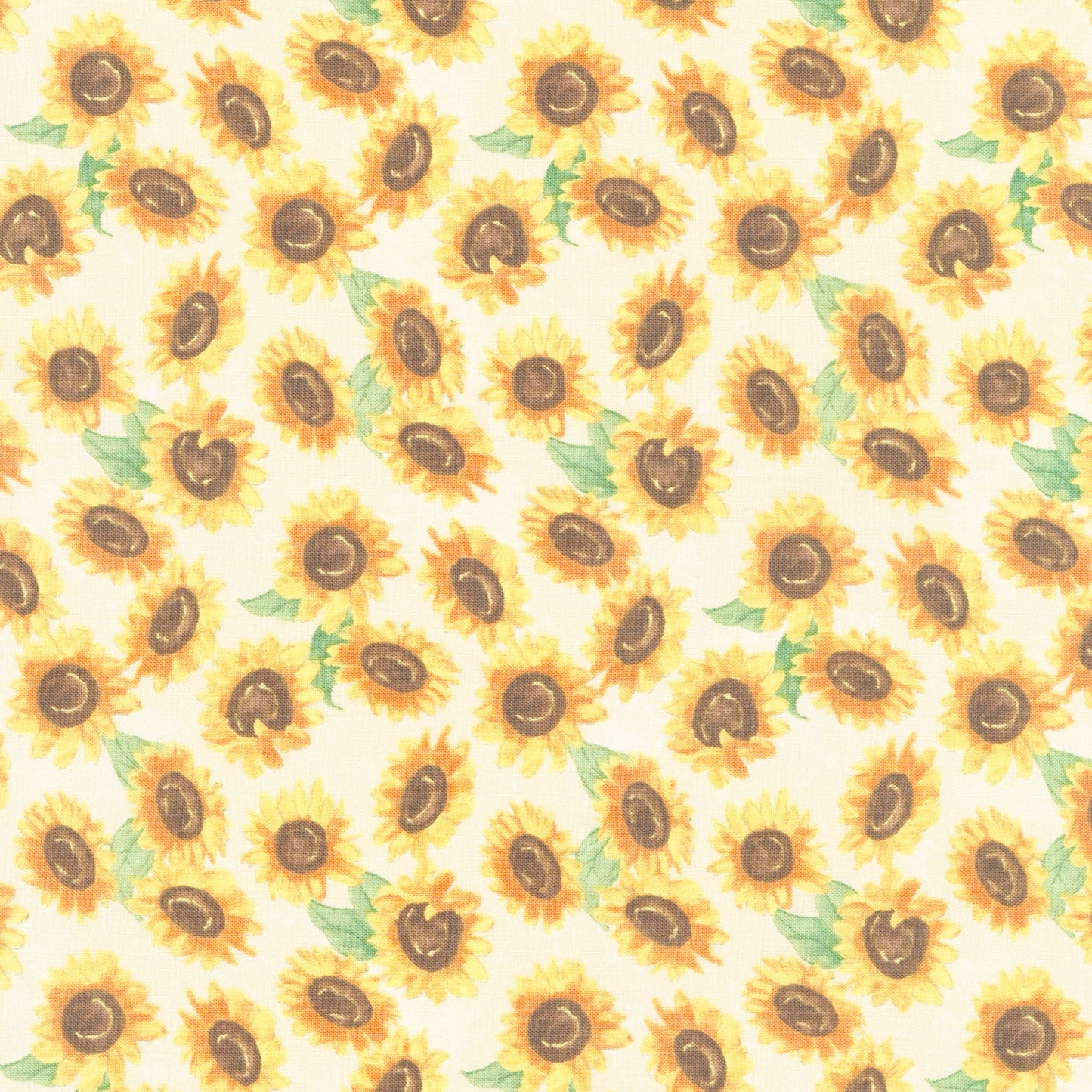 Gnome-kin Patch - Sunflower Toss Cream Yardage Primary Image